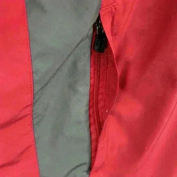 Ping Men’s Pullover Windbreaker Sz M Red and Gray Golf 1/3 Zip Drawstring Bottom - Picture 5 of 12